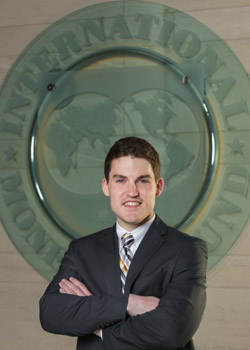 Patrick at the International Monetary Fund in Washington, D.C.